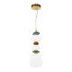 Підвісний світильник, люстра Italux PND-94981V-3B-GD Evans LED 1x15W 3000K 1920Lm IP20 золотий