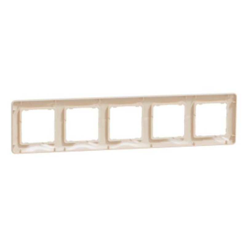 Рамка 5-постовая Schneider Electric Sedna Design бежевая SDD312805