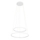 Люстра Nowodvorski Circolo Power 11646 LED 2x67W 3000K 3700Lm IP20 белая
