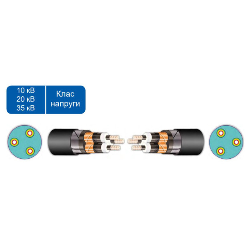 З’єднувальна муфта для трьохжильного кабелю Sicame JTpTH 24 120-240 CM 24кВ (560460)