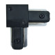 Кутовий конектор для шинопроводу Maxus assistance Track Accessories L-connector 1Phase чорний
