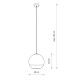 Подвесной светильник, люстра Nowodvorski 7605 Globe Plus E27 1x25W IP20 хром