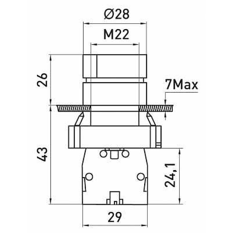 Перемикач 1-0-2 E.Next e.mb.bd33 2NO (p0810134)