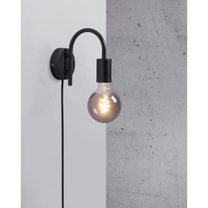 Бра, настенный светильник Nordlux 2112071003 Paco E27 1x25W IP20 черный