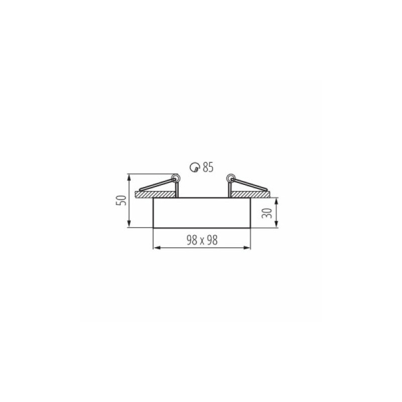 Точечный светильник Kanlux 28780 Mini Gord DLP-50-W