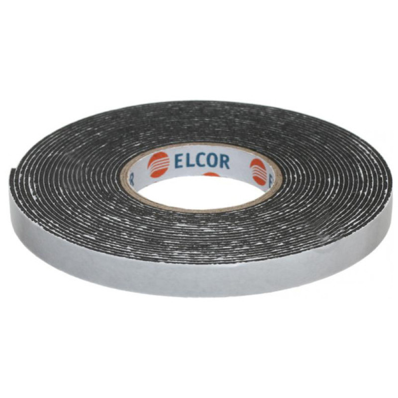 Вспененная двусторонняя лента Elcor 40206790 TRIXPE95b для наружных работ 9мм (5м) черная
