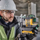 Линейный лазерный уровень DeWALT DCLE34031N XR Li-Ion 18 В с зеленым лучом