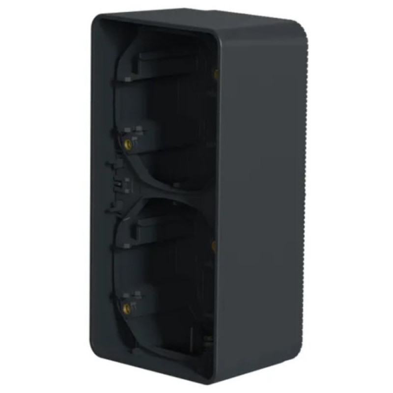 Накладной вертикальный блок подрозетников Schneider Electric MUR37912 IP55 (антрацит)