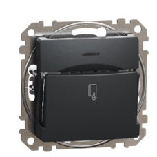Карточный выключатель Schneider Electric Sedna Design & Elements черный SDD114121