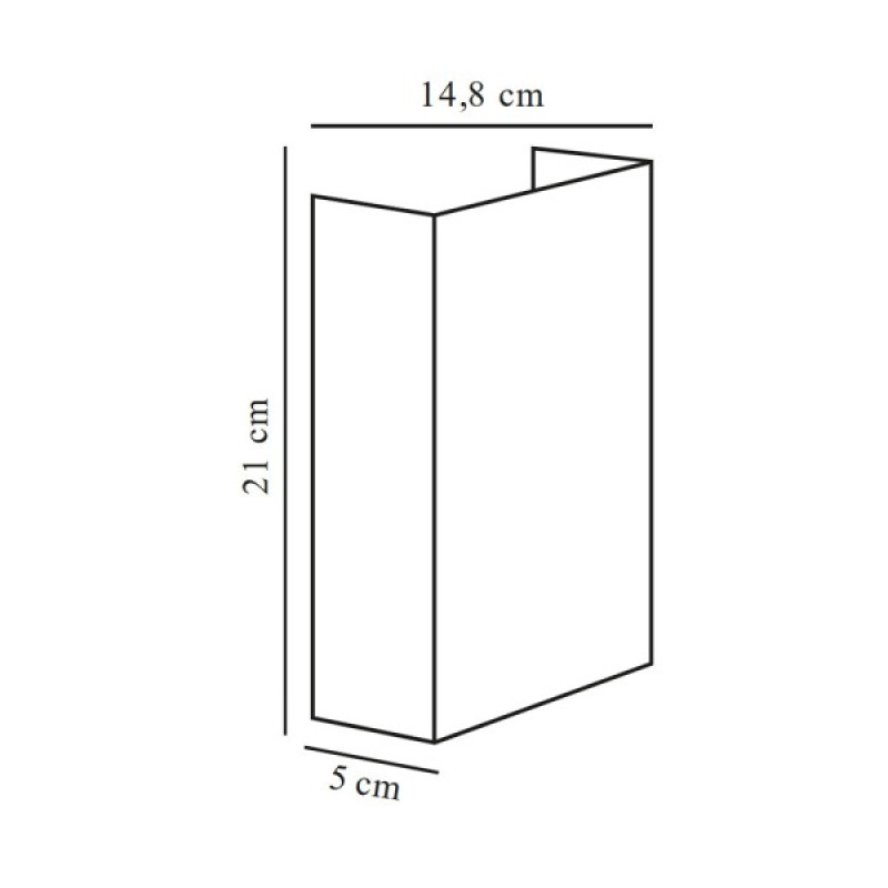 Вуличний світильник Nordlux 2518041203 Fold LED 1x10W 3000K 400Lm IP54 чорний