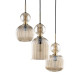 Підвісний світильник, люстра TK Lighting 11041 Sophia E14 3x10W IP20 бурштиновий