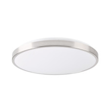 Світильник стельовий Goldlux 320155 Libra LED 1x24W 4000K 2500Lm IP20 нікелевий