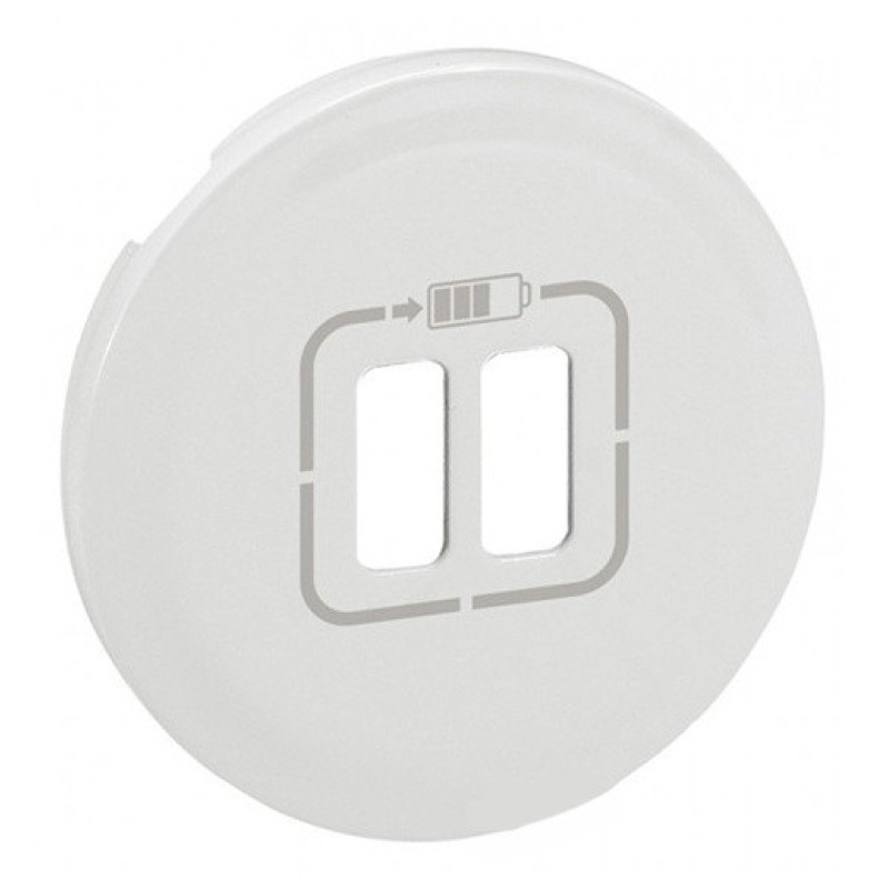 Панель розетки 1хUSB Legrand Celiane белая