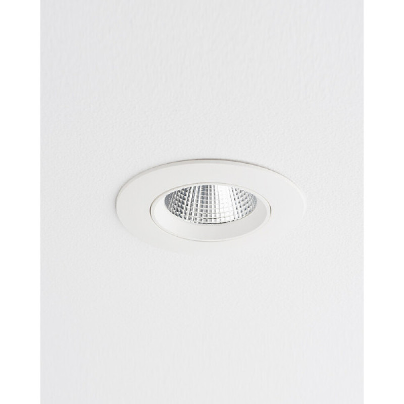 Точечный светильник Nowodvorski 10551 Egina LED 1x10W 3000K 700Lm IP20 белый