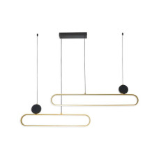 Подвесной светильник, люстра Goldlux 333902 Florentyna LED 1x48W 4000K 6000Lm IP20 золотой