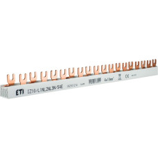 Шина питания ETI IZ 10/L1NL2NL3N/54E 10мм² 3P+N Fork 54 модулей 1м (2921214)