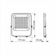 LED прожектор Videx Premium F2 30Вт 5000K (VL-F2-305G-N) «День-ночь»