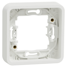 Одноместная рамка Schneider Electric MUR39107 IP55 (белая)