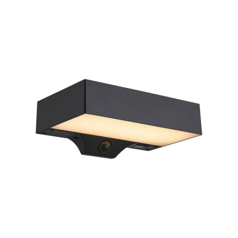 Вуличний світильник на сонячній батареї Nordlux 2518341003 Monay LED 1x5W 3000K 200Lm IP44 чорний