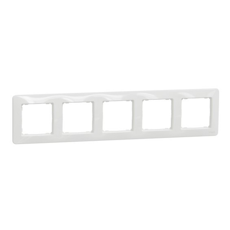 Рамка п'ятимісна Schneider Electric Sedna Design біла SDD311805