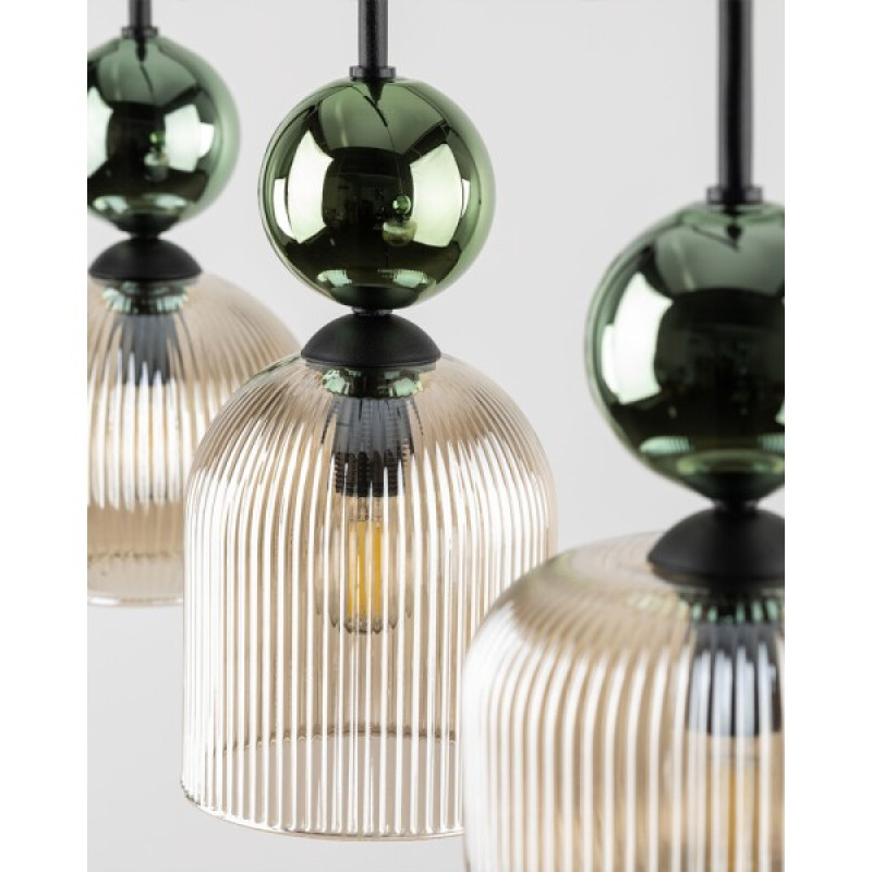 Подвесной светильник, люстра TK Lighting 11147 Sophia E14 3x10W IP20 зеленый