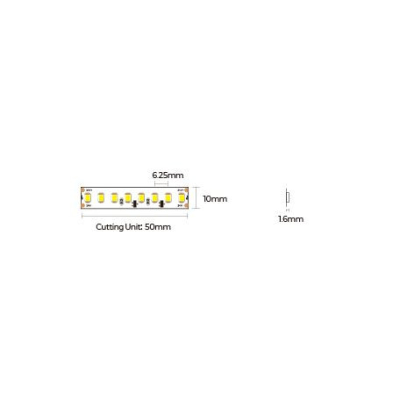LED лента COLORS 160-2835-24V-IP20 16.4W 2400Lm 3000K 5м (DS8160-24V-10mm-WW)
