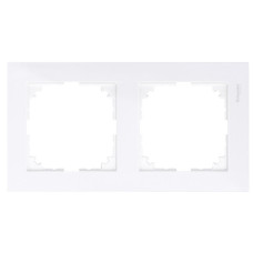 Двухместная рамка Schneider Electric M-PURE MTN4020-3625 активно-белый