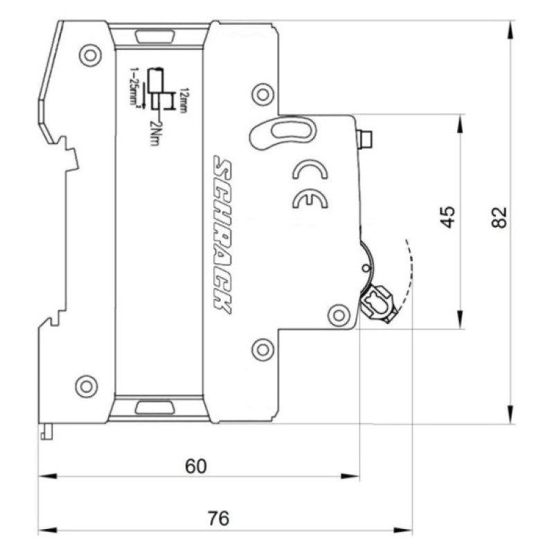 АВДС Schrack AK667840 6кА 40А 30мА 3P+N х-ка C Тип A