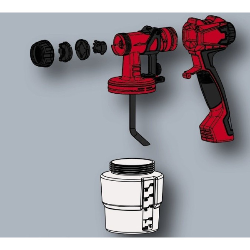 Электрический краскораспылитель EINHELL 4260015 TC-SY 600 S