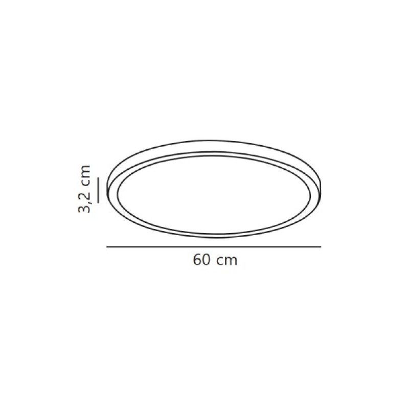 Світильник стельовий Nordlux 50066101 Oja LED 1x28W 2700K 3200Lm IP20 білий