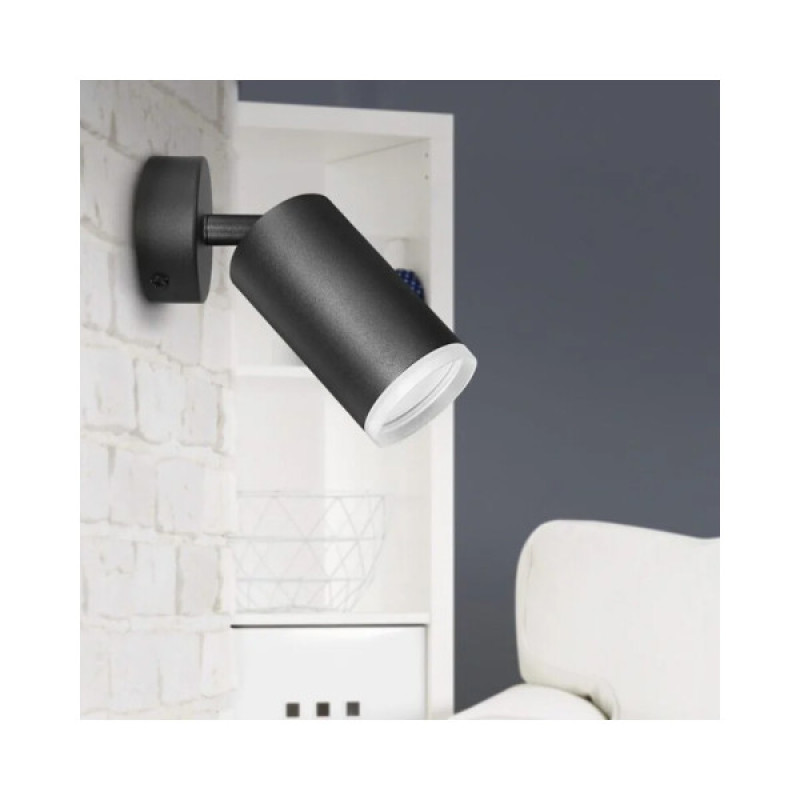 Светильник поворотный, спот Goldlux 327697 London GU10 1x10W IP20 Черный
