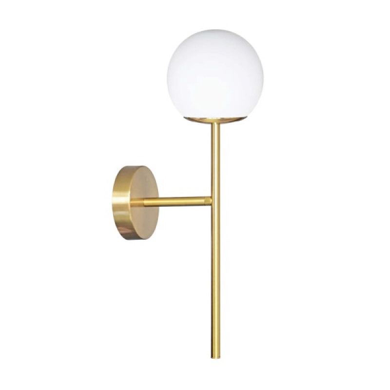 Бра, настінний світильник Goldlux 341655 Bianca E14 1x12W IP20 золотий