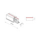 Ввід живлення Nowodvorski 8232 CTLS Power End Cap Left білий