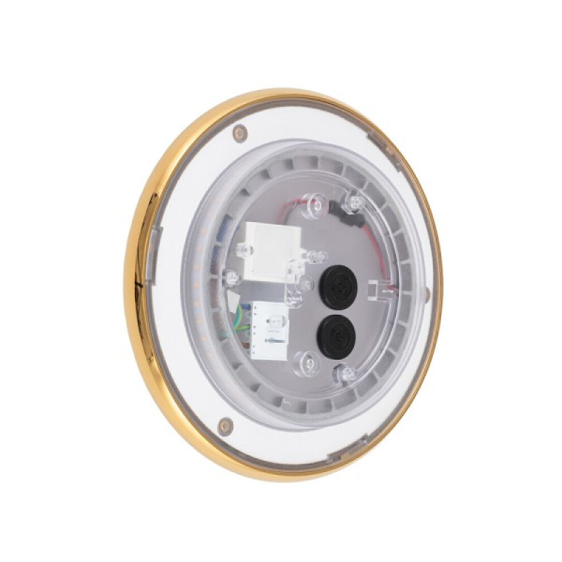 Бра для ванної, світильник Nowodvorski 11942 Astra LED 1x8W 3000K 180Lm IP65 золотий