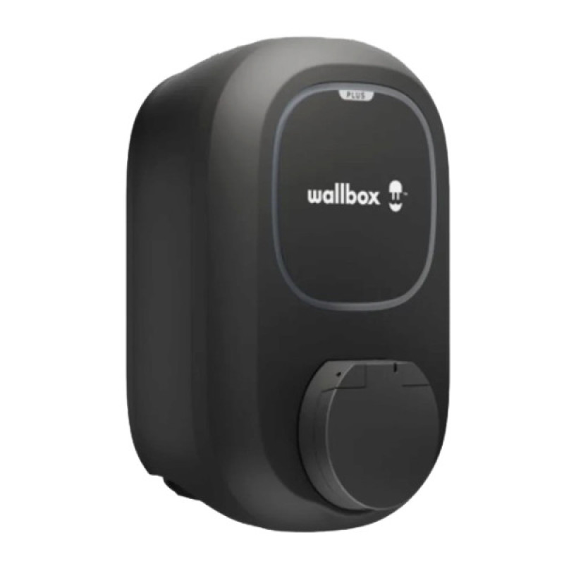 Зарядна станція Wallbox Pulsar Plus 22кВт Type 2 чорна без кабеля (PSP1-W-2-4-9-002)