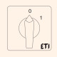 Кулачковый переключатель ETI 004773012 CS 40 91 U (2p «0-1» 40A)
