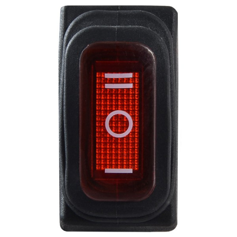 Перемикач Аско-Укрем KCD3-103W R/B (I-0-II) IP54 червоний (A0140040042)
