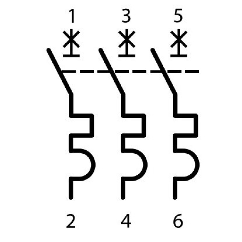 Модульный автоматический выключатель E.Next e.mcb.pro.60.3.B 3р 2А В (p041037)