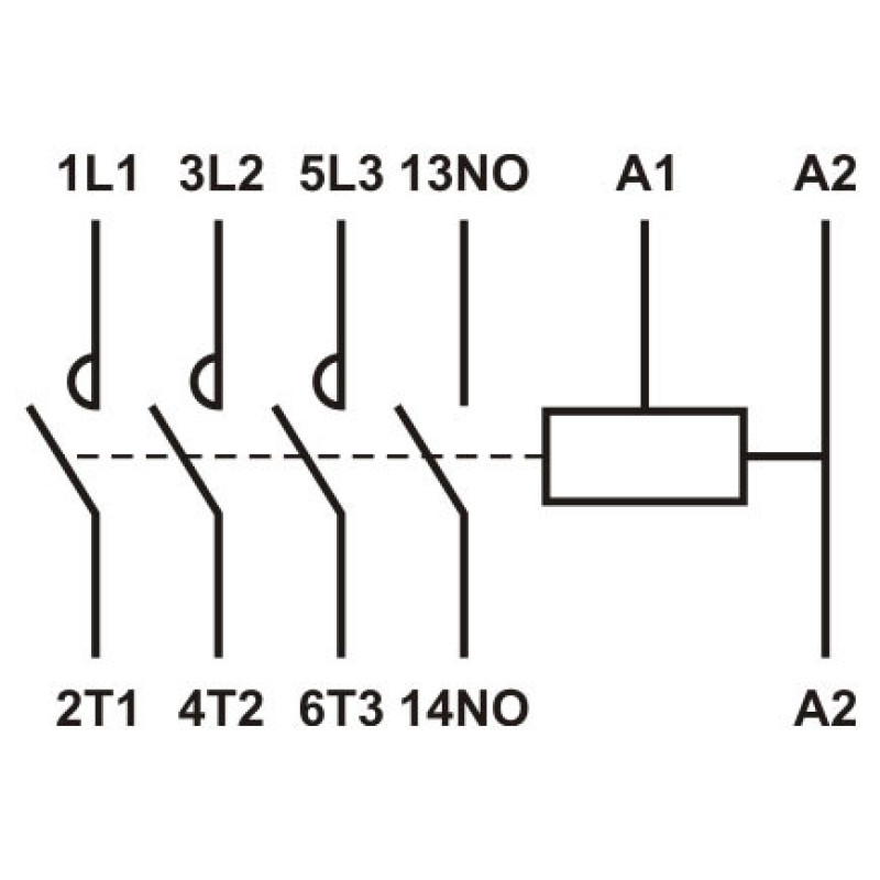 Магнітний пускач Promfactor FC-1/9А 1NO AC400В (FC10009400)
