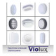 Светильник LED Violux ДББ MOON 12W з решіткою 5000K IP65 ( 241111 )