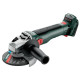 Акумуляторна кутова шліфувальна машина Metabo W 18 L BL 9-125 (613052850)