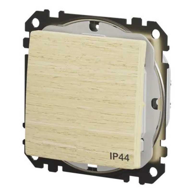 Одноклавишный переключатель Schneider Electric Sedna Design & Elements IP44 береза SDD280106