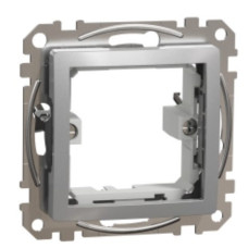 Рамка-адаптер для изделий 45х45мм Schneider Electric Sedna Design & Elements для Unica New алюминий SDD113905