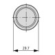 Головка кнопки Eaton Moeller M22-DL-W