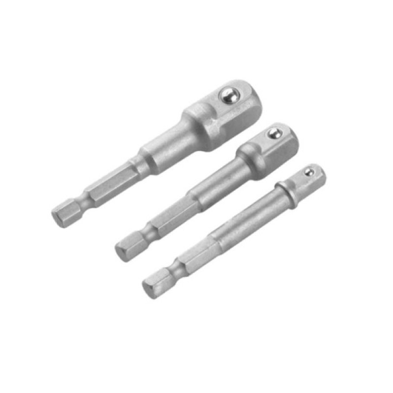 Комплект адаптеров для головок Tolsen (77864) 1/4 ",3/8" x65мм 1/2 "x70мм (3шт)