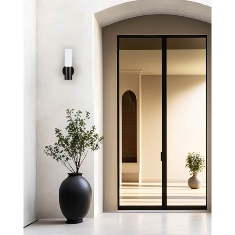 Вуличний світильник Italux OWL-2763 Salo E27 1x20W IP54 чорний