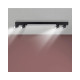 Стельовий світильник Goldlux 327406 Paris GU10+Led 5x10+24W 4000K 1800Lm IP20 Чорний