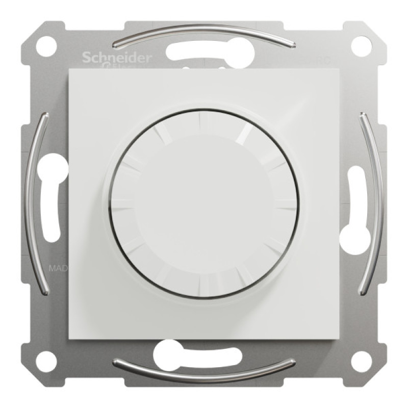 Поворотный димер для LED ламп RC 3-370Вт Schneider Electric Asfora без рамки белый (EPH6870121)