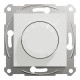 Поворотный димер для LED ламп RC 3-370Вт Schneider Electric Asfora без рамки белый (EPH6870121)