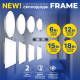 Светильник LED даунлайт Violux FRAME 18W 4200K круг IP20 ( 120120 )